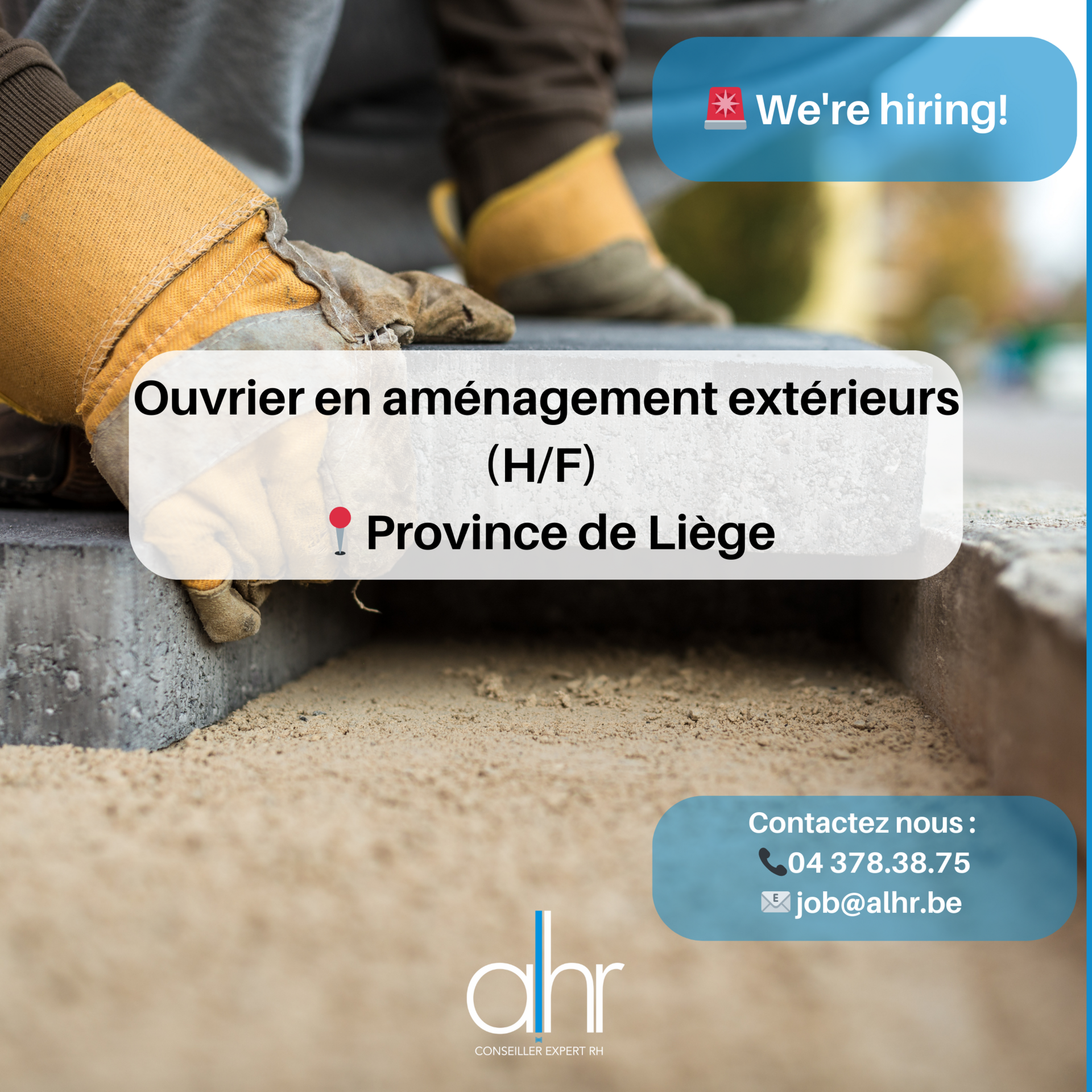 Ouvrier en aménagements extérieurs (H/F/X)