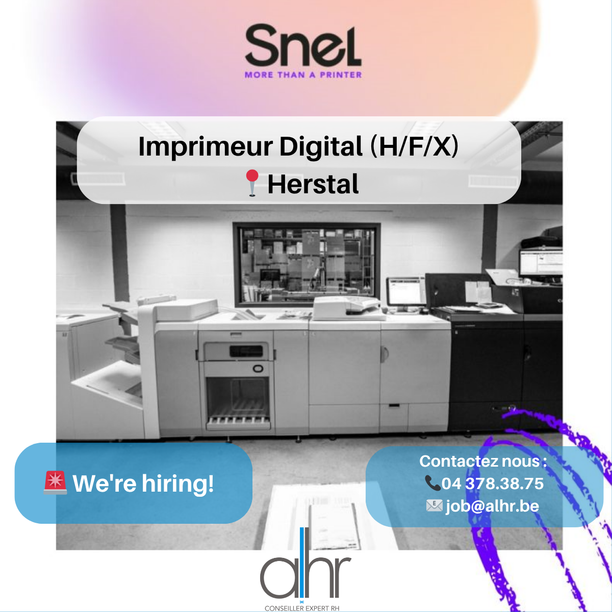 Imprimeur Digital (H/F/X)