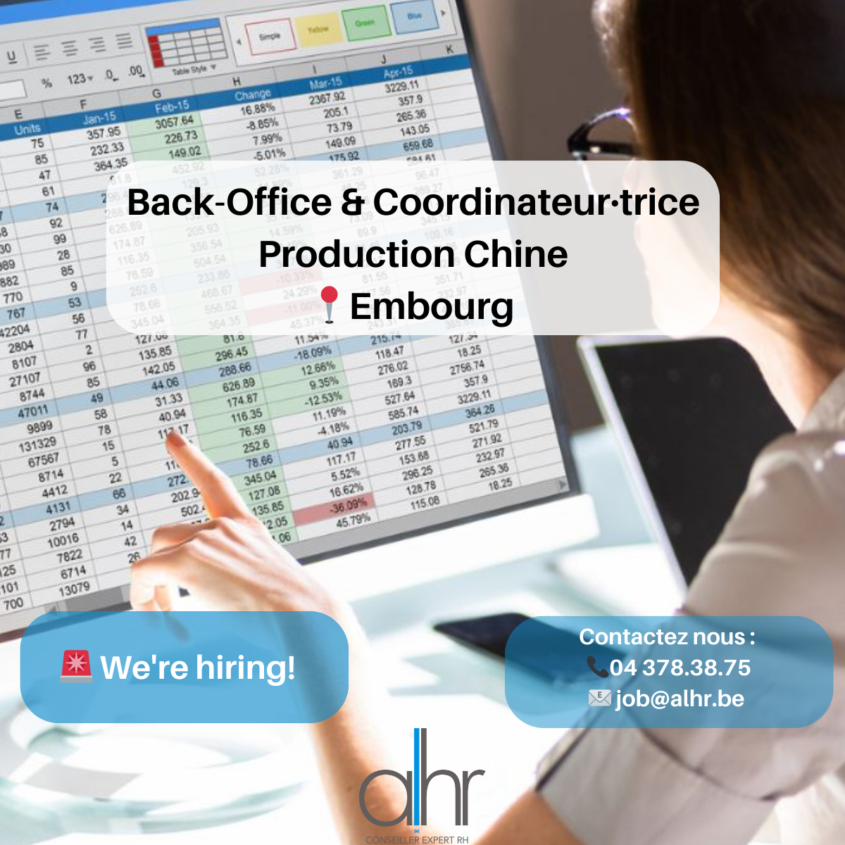 Back-Office & Coordination Production (Chine) - Embourg