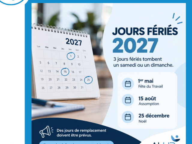 Jours fériés 2027